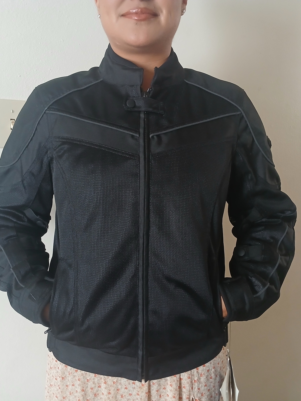 BILT Techno Women’s Mesh Motorcycle Jacket Size M NWT Black